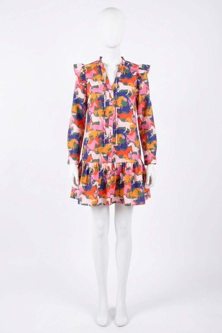 NEW MICHELLE MCDOWELL kendall dress in multicolor